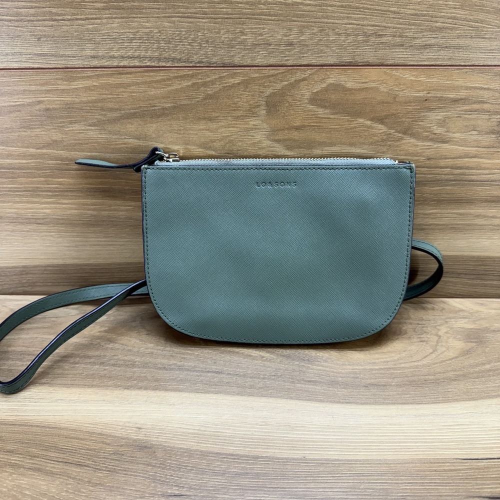 Lo & Sons Waverley Convertible Crossbody Green Zip Travel Everyday Casual